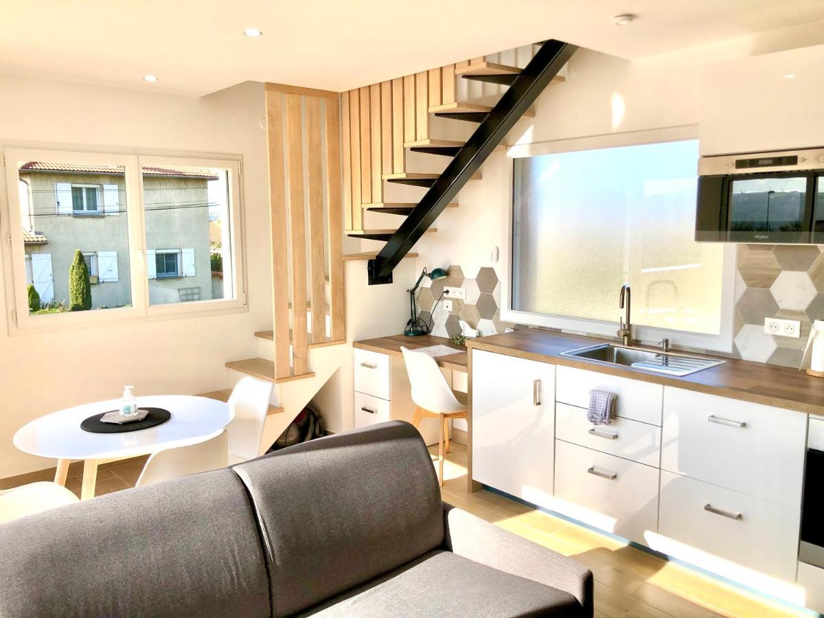 La Parenthese Balneo T2 Cosy De 40M² Avec Terrasse Apartment Ternay  ภายนอก รูปภาพ
